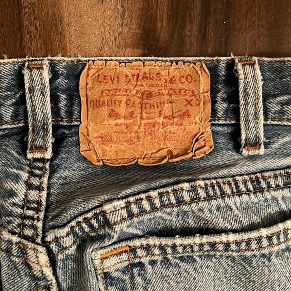Vintage 501 Levi's with Butt Rip - Picture 4 of 5